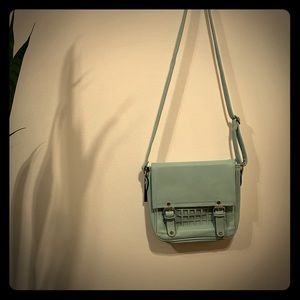 Cloudy blue/green small messenger bag NWT✨🐦🐋🕊🌱